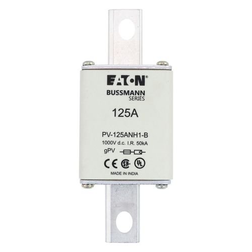 Eaton Bussmann PV-125ANH1-B 125A 1000V DC Class gPV NH Photovoltaic Fuse