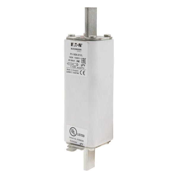 Eaton Bussmann PV-160A-01XL 160A 1000V DC Class gPV XL Photovoltaic Fuse