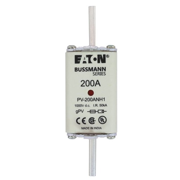 Eaton Bussmann PV-200ANH1 200A 1000V DC Class gPV NH Photovoltaic Fuse