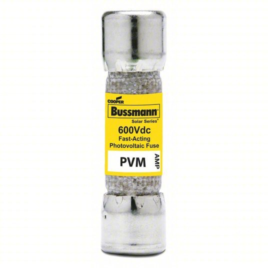 Bussmann PVM-15 15A 600V DC PVM photovoltaic fuse