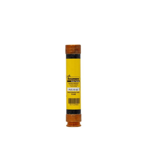 Bussmann PVS-R-60 60A 600V AC / 600V DC PVS-R Class RK5 photovoltaic fuse
