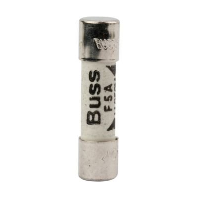 Eaton Bussmann S501-5-R 5A 250V AC / 32V DC IEC High-Breaking Capacity 5x20mm Ceramic Tube Fuse