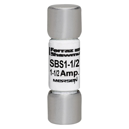 Mersen SBS1-1/2 1.5A 600VAC fast-acting midget fuse