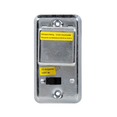 Eaton Bussmann SSU 15A 125V Edison Base Fused Box Cover Unit