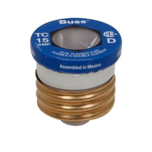 Eaton Bussmann TC-15 15A 125V AC CSA Type D Fuse