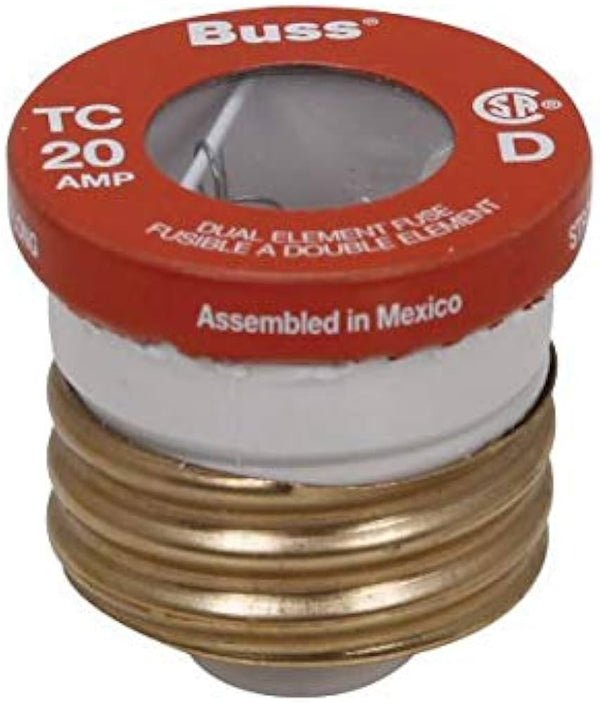 Eaton Bussmann TC-20 20A 125V AC CSA Type D Fuse