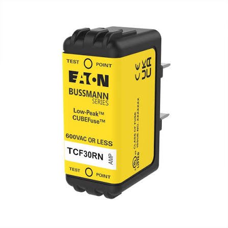 Eaton Bussmann TCF30RN 30A 600VAC/300VDC Class CF Non-Indicating CUBEFuse