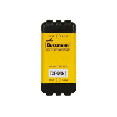 Eaton Bussmann TCF40RN 40A 600VAC/300VDC Class CF Non-Indicating CUBEFuse