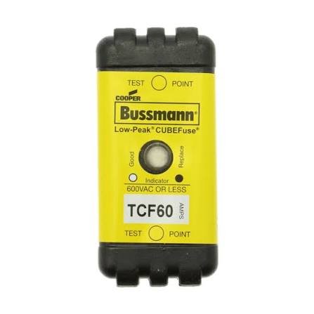 Eaton Bussmann TCF60 60A 600VAC/300VDC Class CF Indicating CUBEFuse