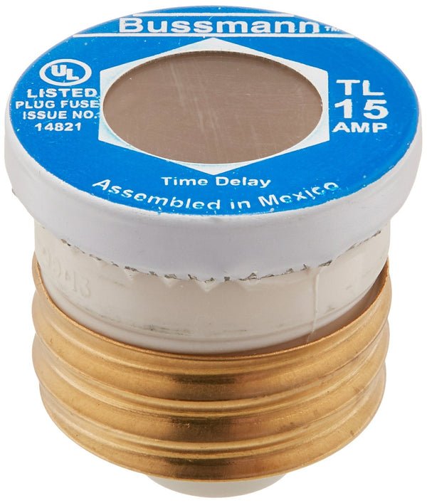 Eaton Bussmann TL-15 15A 125V AC TL Plug Fuse Fuse