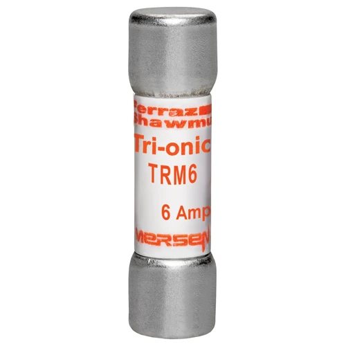 Mersen TRM6 6A 250VAC time-delay midget fuse