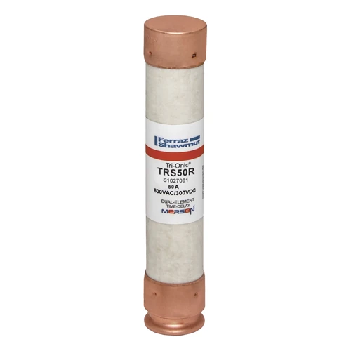 Mersen TRS50R 50A 600V Class RK5 Time-Delay Fuse