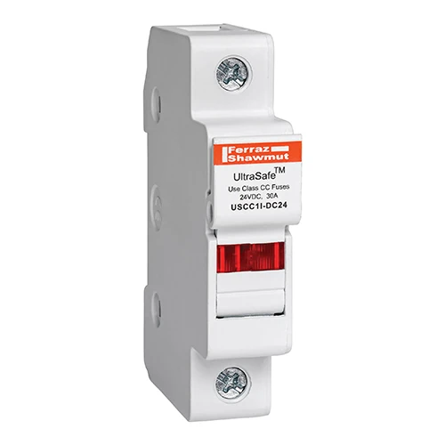 Mersen USCC1I-DC24 30A 24VDC 30A 1-pole Class CC fuse holder