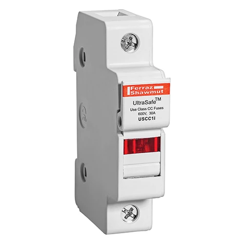 Mersen USCC1I 30A 600VAC / 600VDC 30A 1-pole Class CC fuse holder