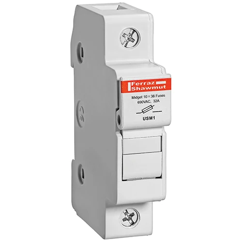 Mersen USM1 30A 800VAC / 1000VDC 30A 1-pole midget fuse holder