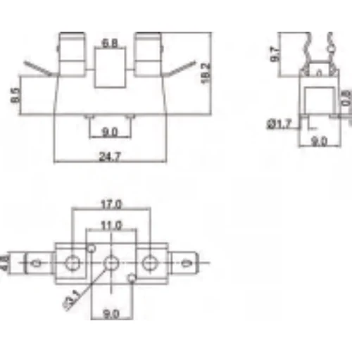 HOLLY FUSE FH-B12 Fuse Holder